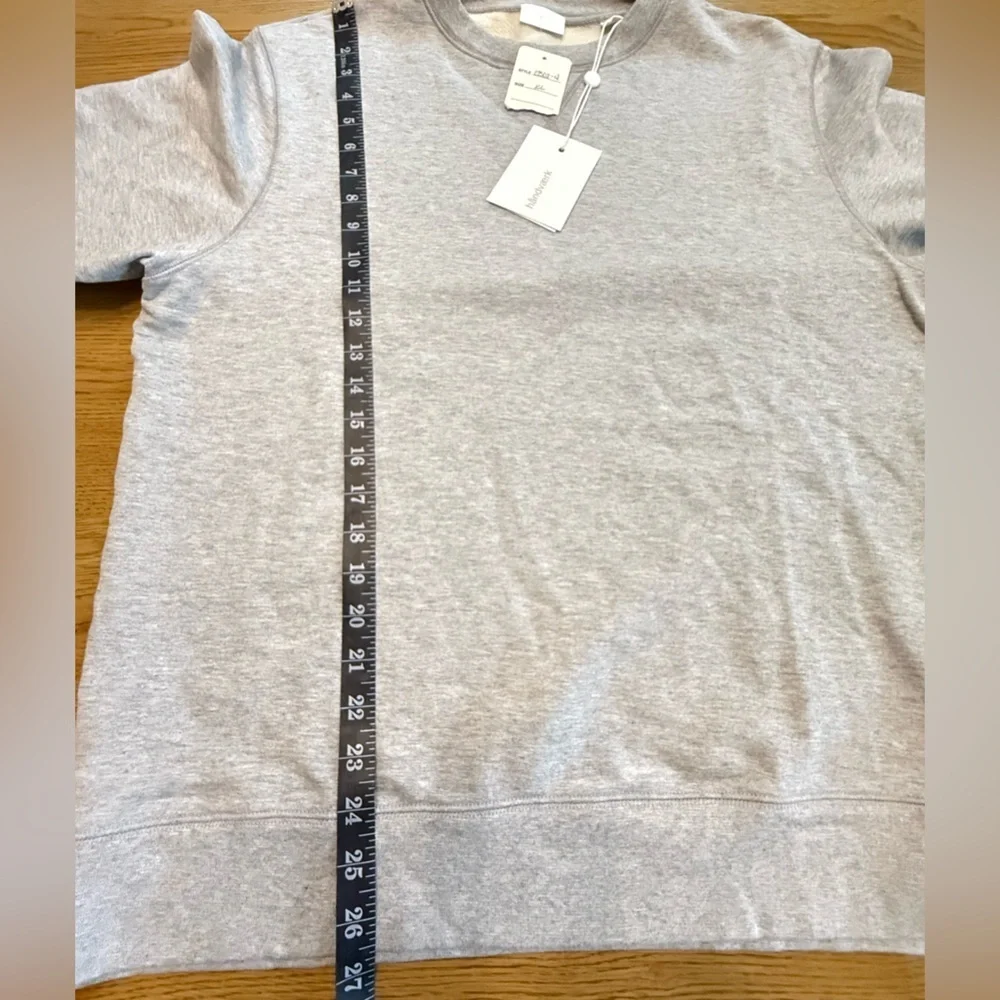 Handvaerk Varsity Crewneck Sweatshirt Gray Cotton XL NWT Classic
